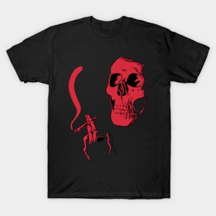 Smoking Skeleton T-Shirt